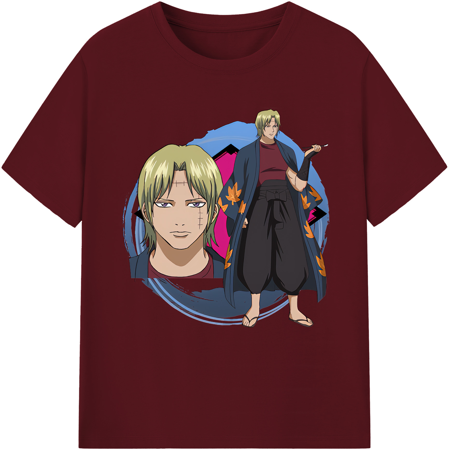 （画像用） ぎんたま 坂田銀時（さかたぎんとき） 神楽 志村新八（しむら しんぱち） GINTAMA Sakata Gintoki Kagura Shimura Shinpachi 綿100％半袖Tシャツ（フロントプリント）